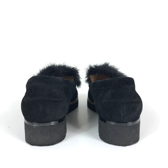 SOLD Franco Sarto Black Suede Cyrus Loafer - Picture 4 of 6